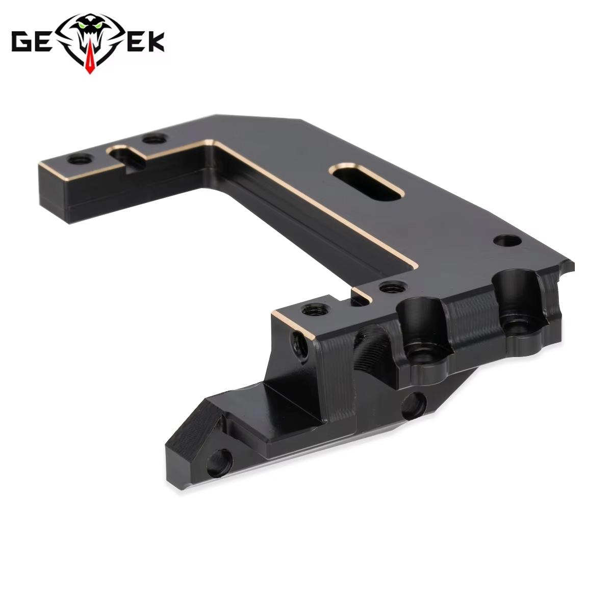 Rc Crawler Axle Parts - Machined Brass Servo Mount Bracket for