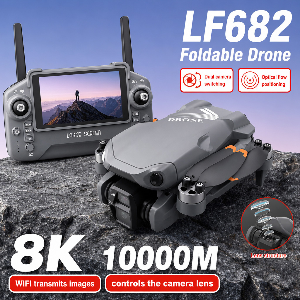 Drone Rc Cable - Aerial Photo LF682 Drone 8K HD