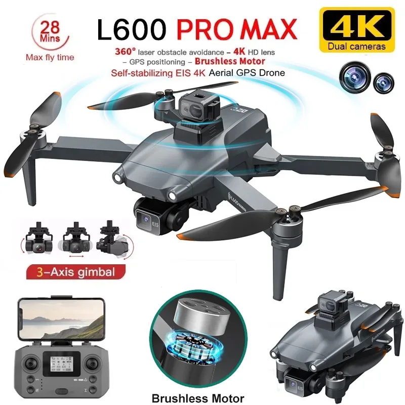 Drone Z - L600 PRO MAX GPS Drone Professional