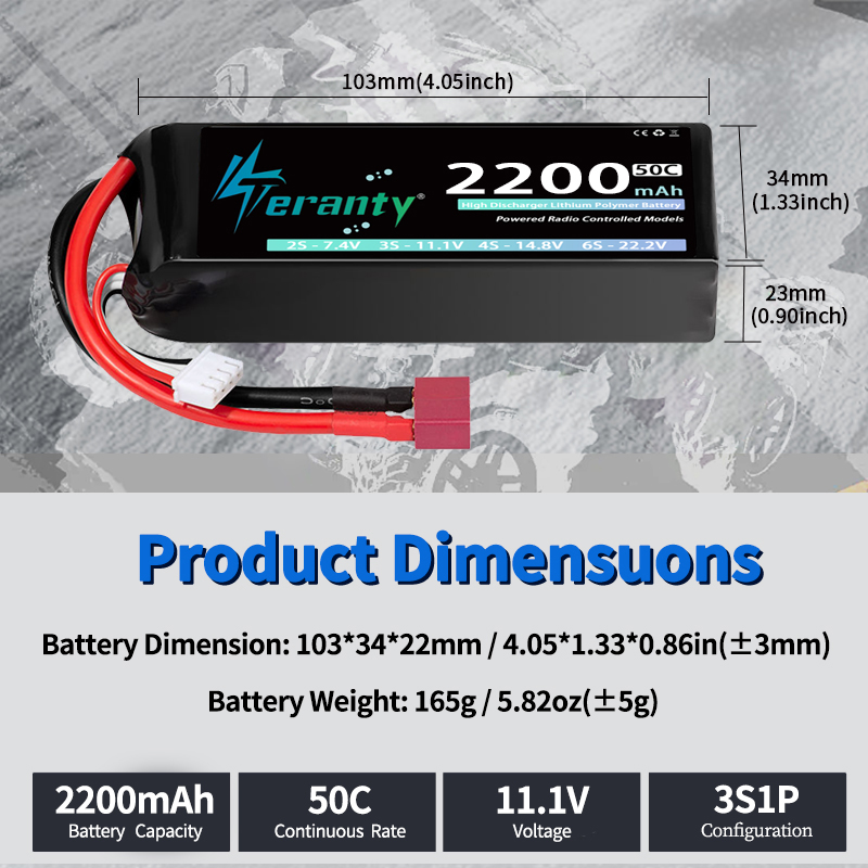 TERANTY 3S 2200/2400/2600mAh L - Drone Rc Board review and price