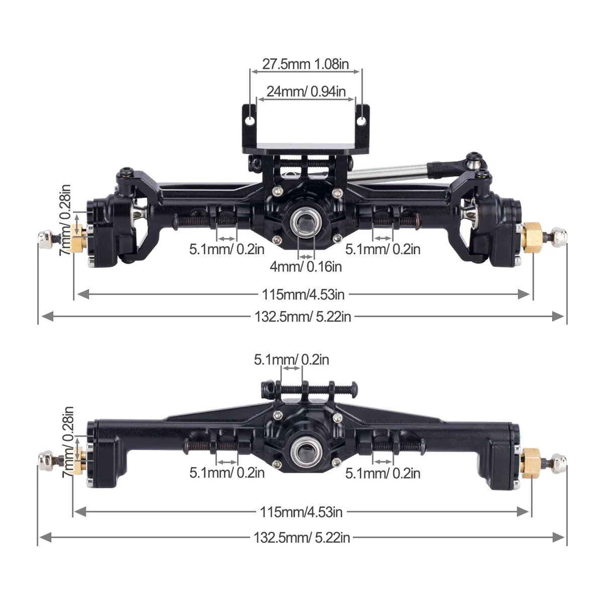 Aluminum CNC Portal Axles +10m - Rc Crawler Axle Parts review and price