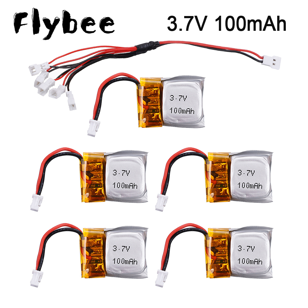 3.7V 100mAh Li-po Battery 1.25 - Drone Keh Rc K11 Turbo review and price