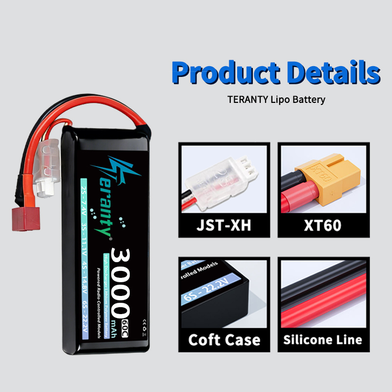 TERANTY 2S 3000mAh Lipo Batter - Drone Rc Board review and price