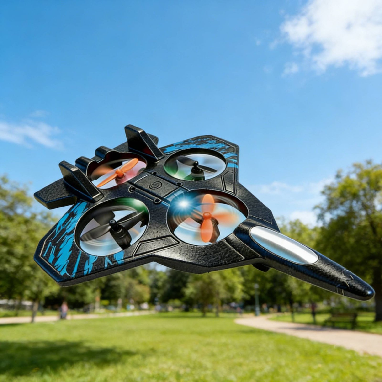 Acrobatic Drone Drop Resistant - Drone Rc Fighter Jet review and price