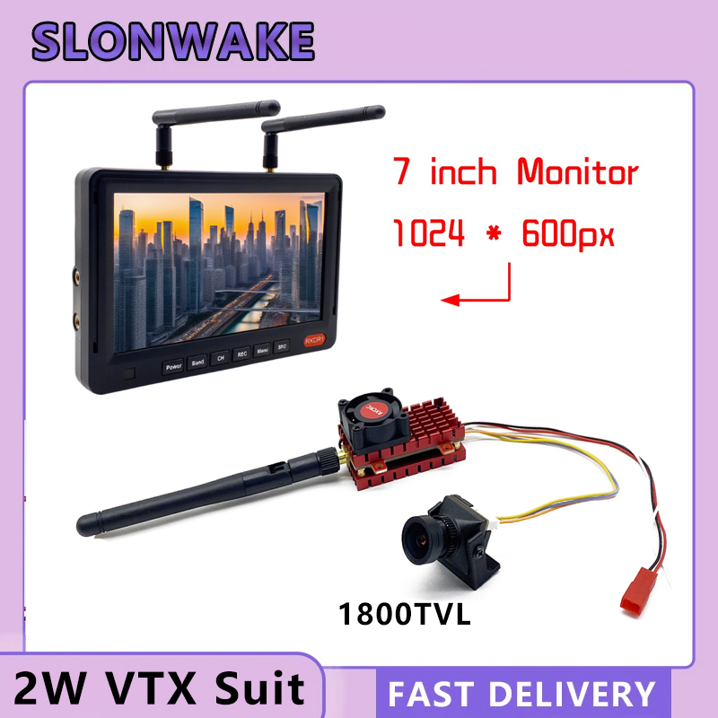 SLONWAKE 5.8G 2W VTX FPV 1800T - Drone Rc Board review and price