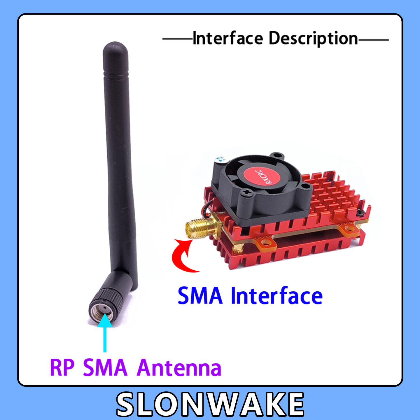 SLONWAKE 5.8G 2W VTX FPV 1800T - Drone Rc Board review and price