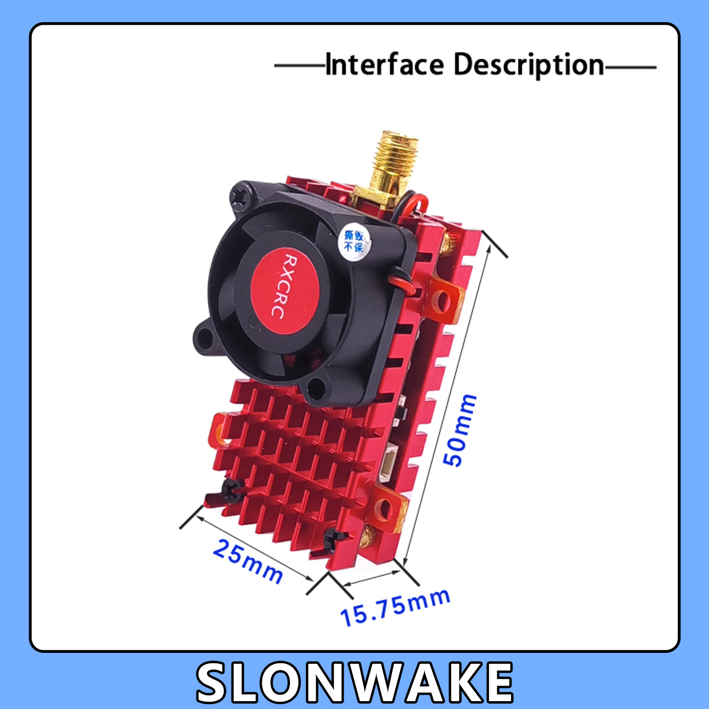 SLONWAKE 5.8G 2W VTX FPV 1800T - Drone Rc Board review and price