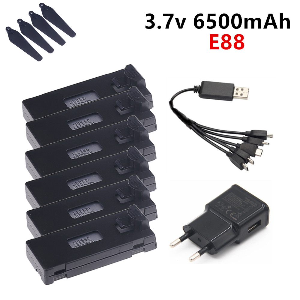 3.7V 6500mAh Lipo Battery For  - Drone Rc E99 Pro review and price