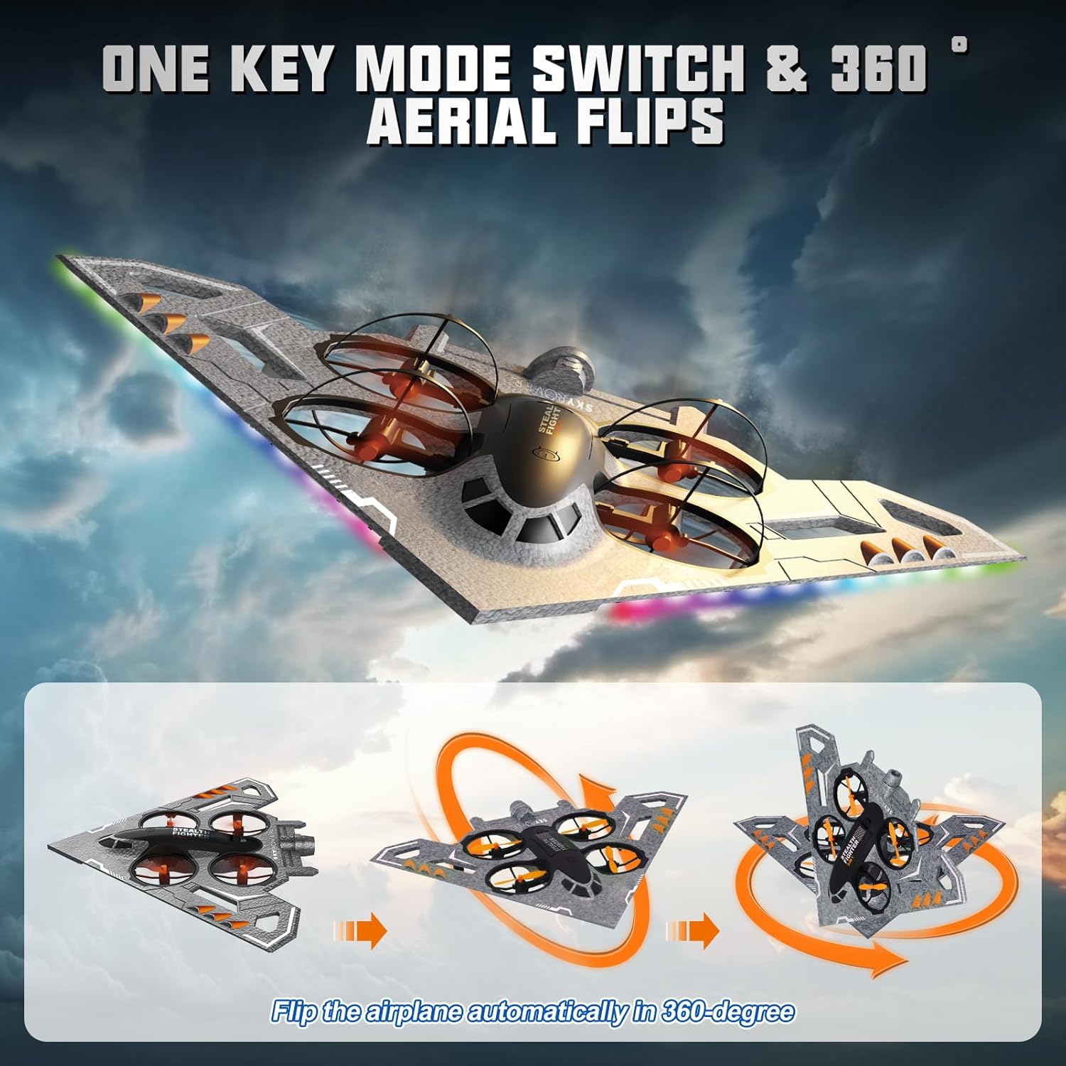 3-in-1 RC Jet Plane, Remote Co - Drone Rc Fighter Jet review and price