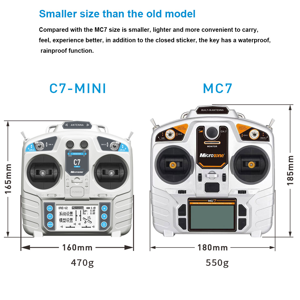 MicroZone MC7 Controller C7 MI - Drone Rc Mini review and price