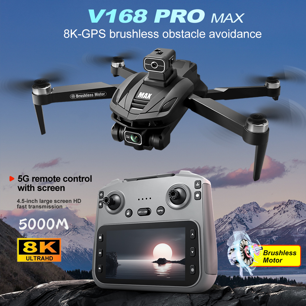 V168 PRO Max GPS Drone 8K Prof - Drone Rc Cable review and price