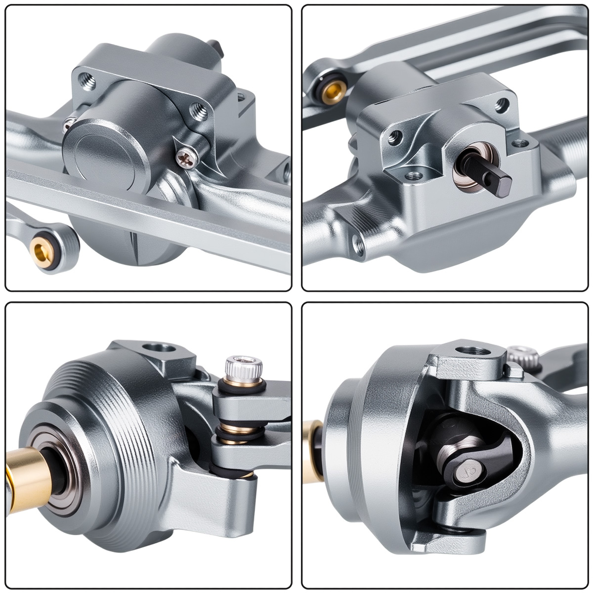 SCX30 1/30 +5mm Aluminum Front - Rc Crawler Axle Parts review and price