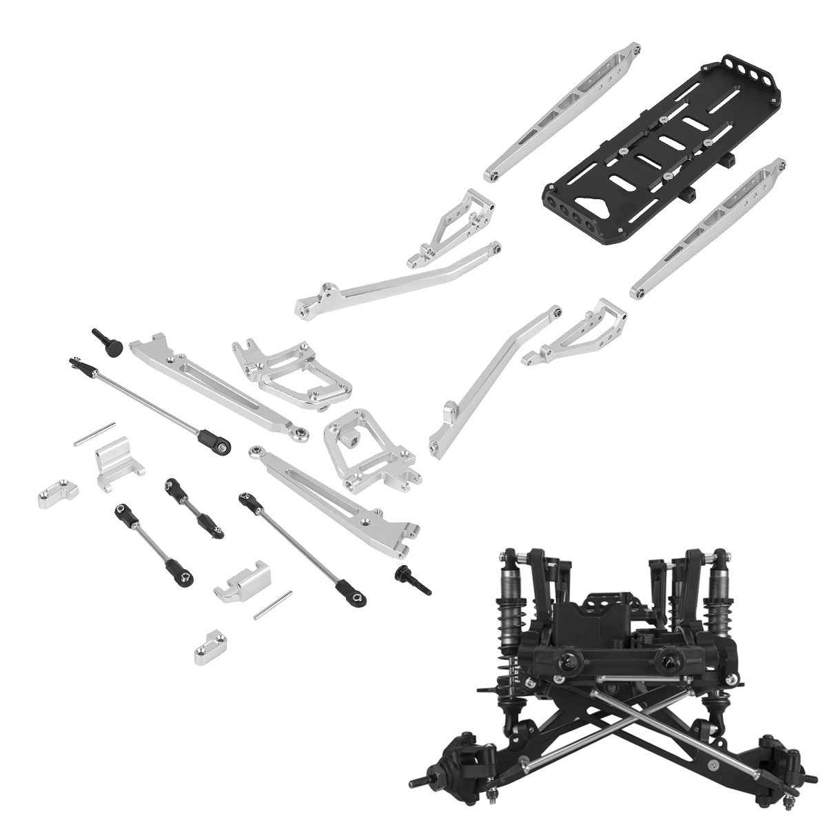 Aluminum SCX10 II Twin I-Beam  - Rc Crawler Axle Parts review and price