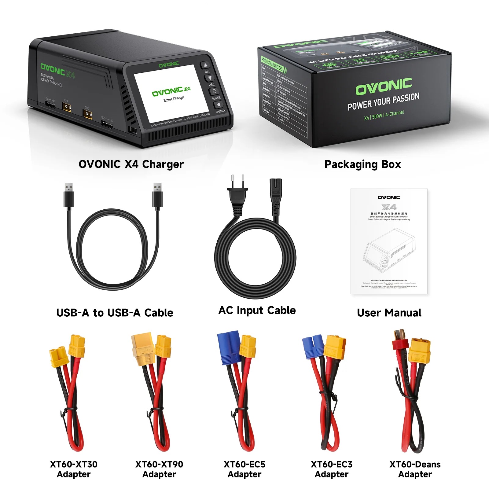 Ovonic X4 AC500W 4 Channel Sma - Drone Smart Rc review and price