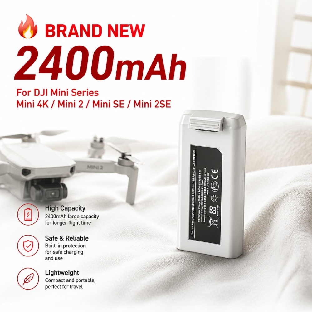 2400mAh Battery for DJI Mini 4 - Drone Smart Rc review and price