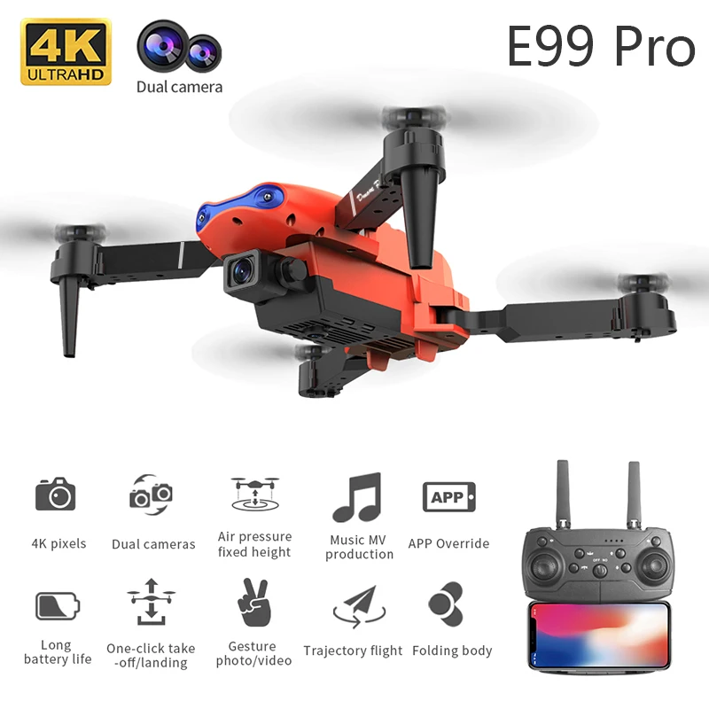 4K 5G WIFI FPV E99Pro Foldable - Drone Rc E99 Pro review and price